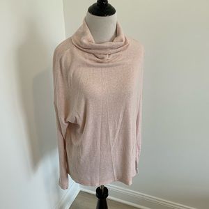 Altar’d State Pink Back Zip Sweater